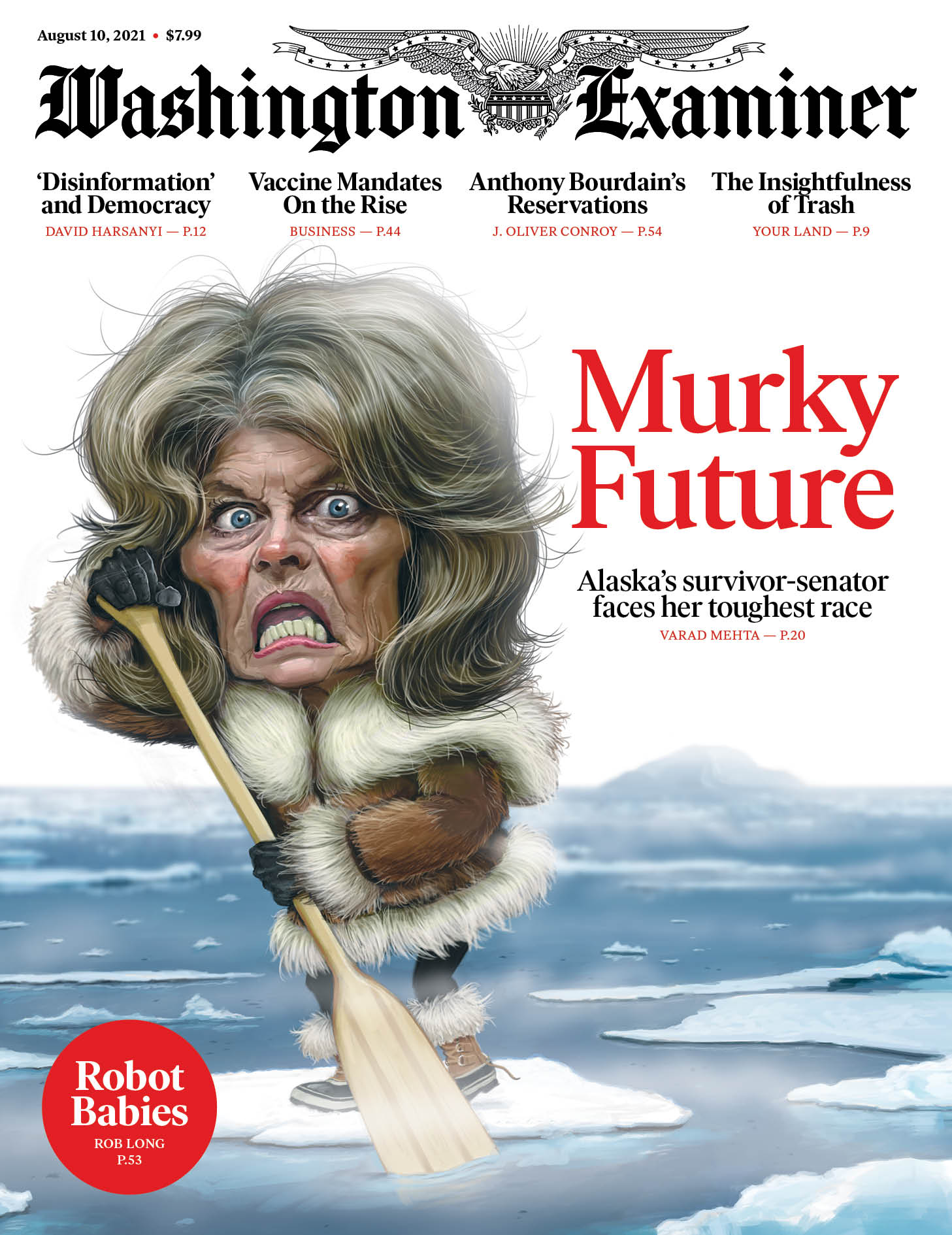 Washington-Examiner August 10, 2021 Issue Cover