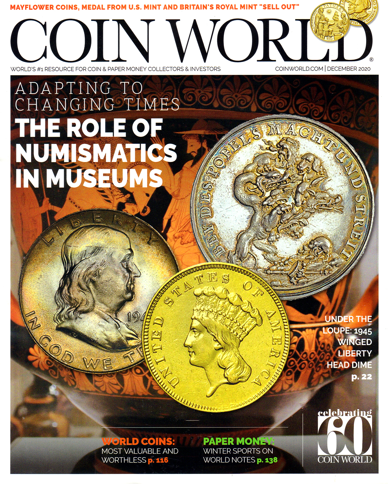 Coin-World-Monthly December 01, 2020 Issue Cover
