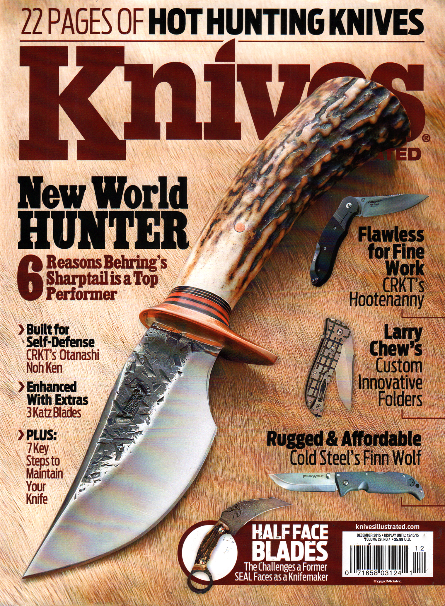 Knives-Illustrated December 01, 2015 Issue Cover