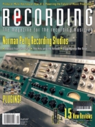 Recording-Magazine September 01, 2025 Issue Cover