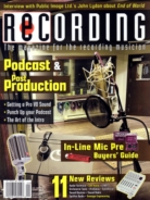 Recording-Magazine September 01, 2023 Issue Cover