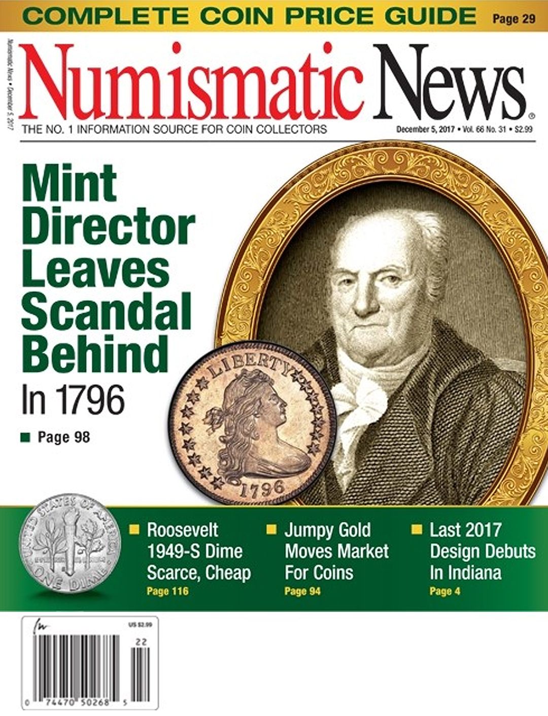 Numismatic-News December 05, 2017 Issue Cover