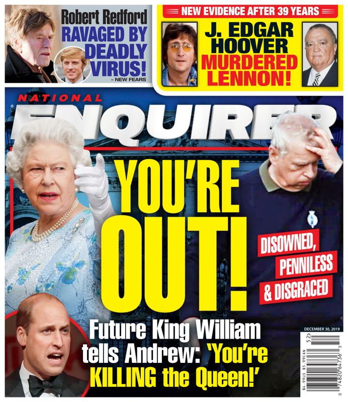 national-enquirer December 30, 2019 Issue Cover