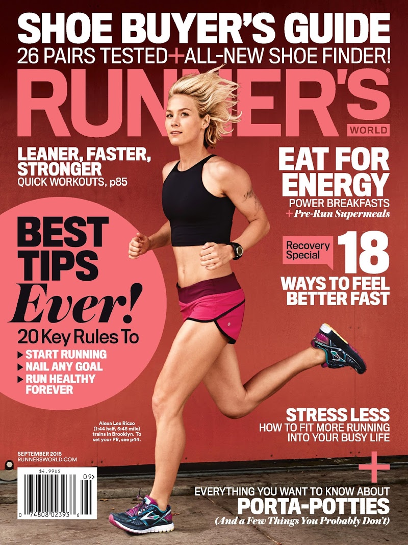 Runners-World September 01, 2015 Issue Cover