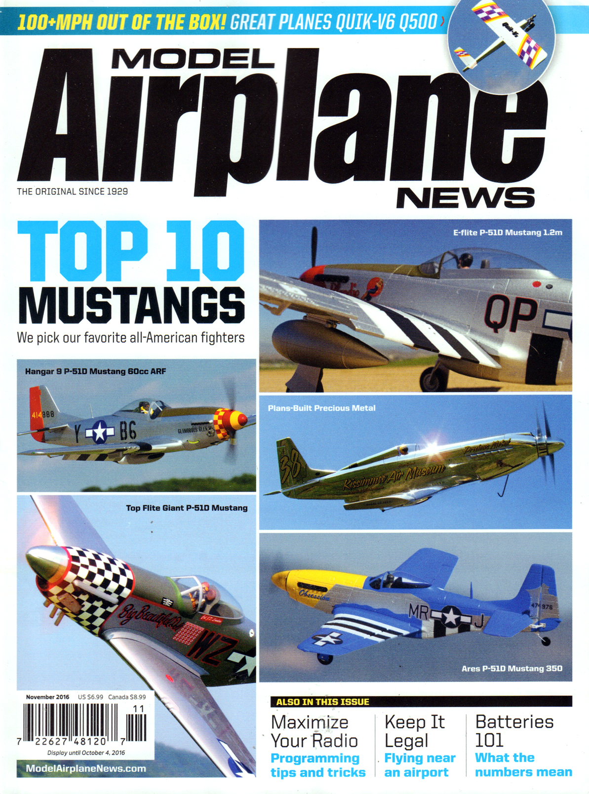 Model-Airplane-News November 01, 2016 Issue Cover