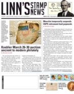 Linns-Stamp-News-Weekly March 25, 2019 Issue Cover