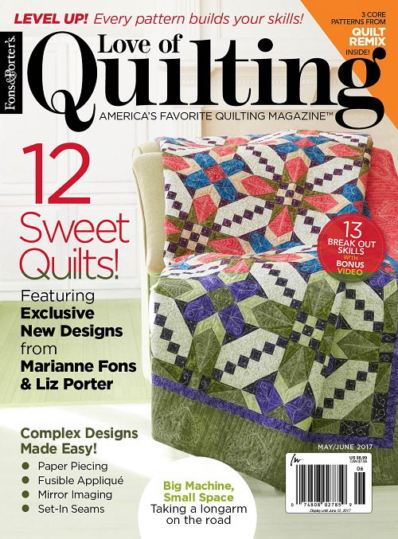 Fons & Porter's Love of Quilting May 01, 2017 Issue Cover