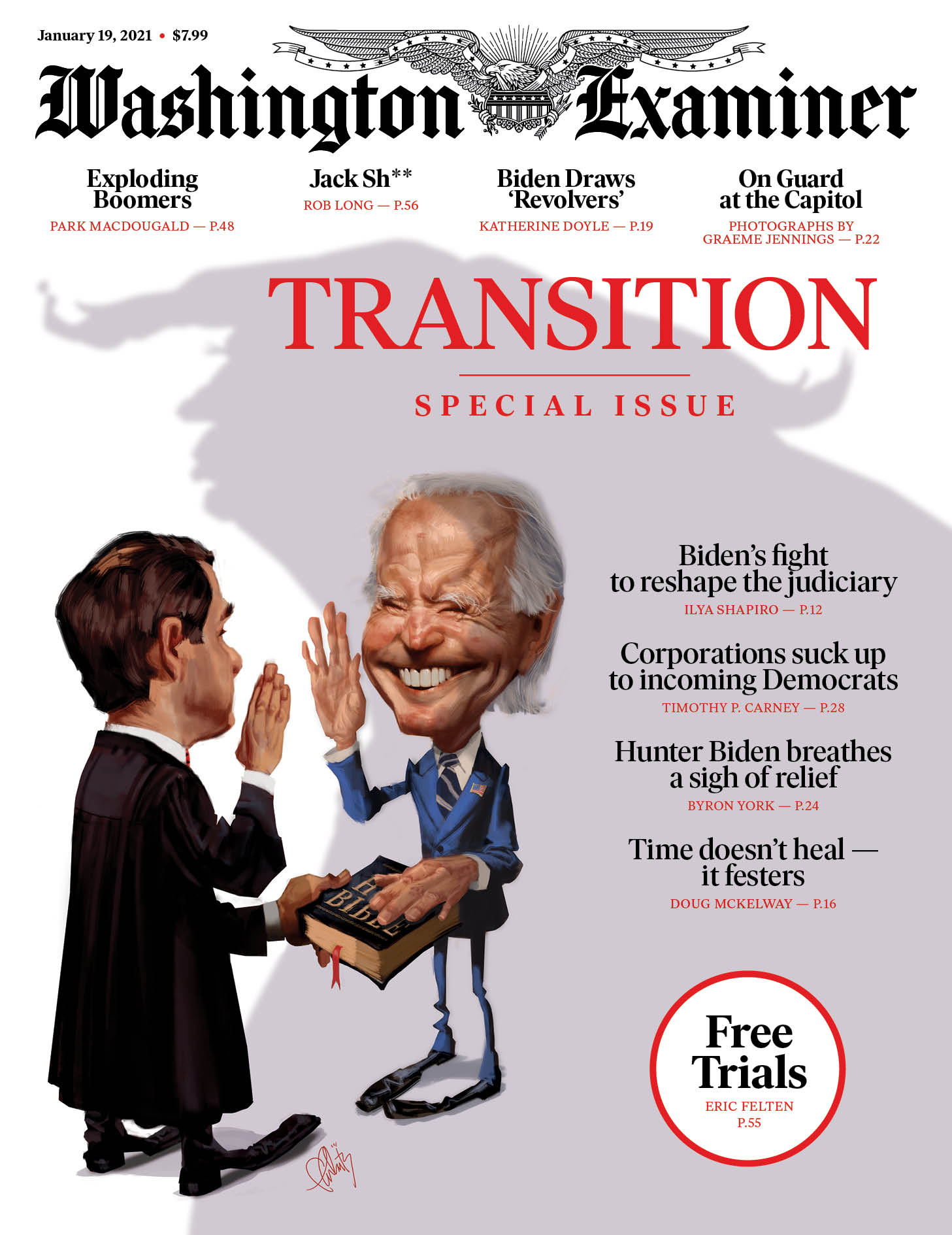 Washington-Examiner January 19, 2021 Issue Cover