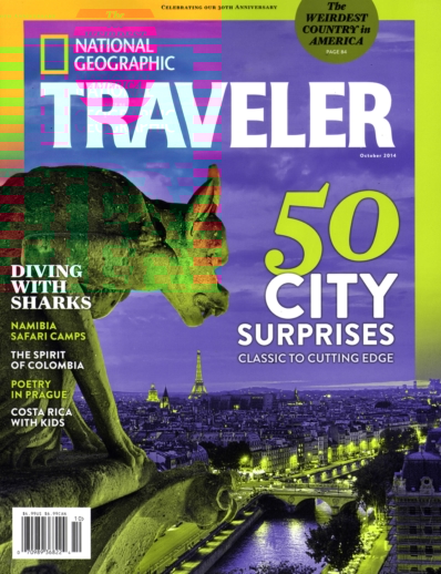 National Geographic Traveler October 01, 2014 Issue Cover