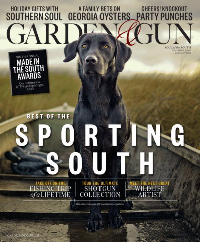 Garden & Gun December 01, 2018 Issue Cover