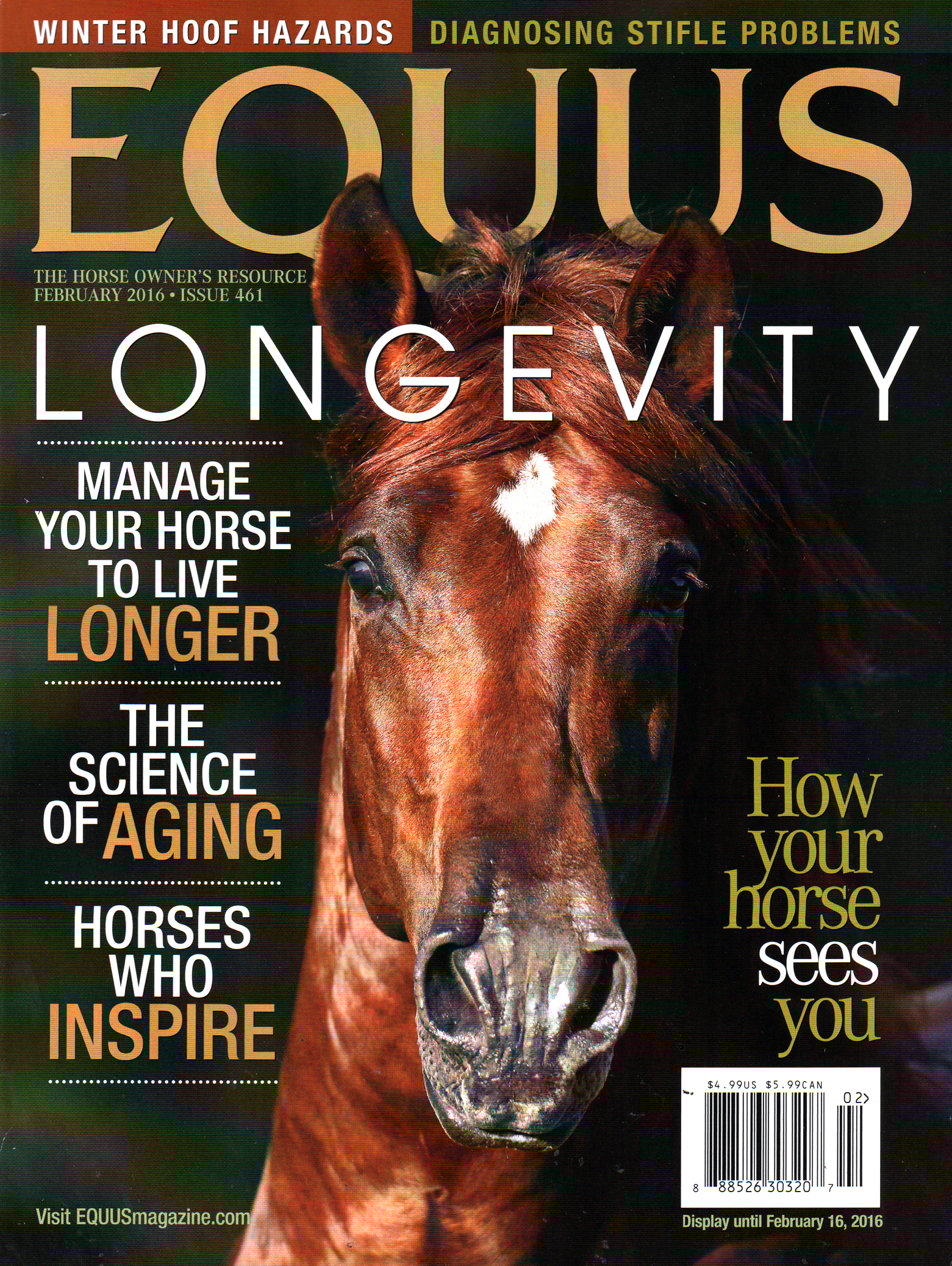 Equus February 01, 2016 Issue Cover