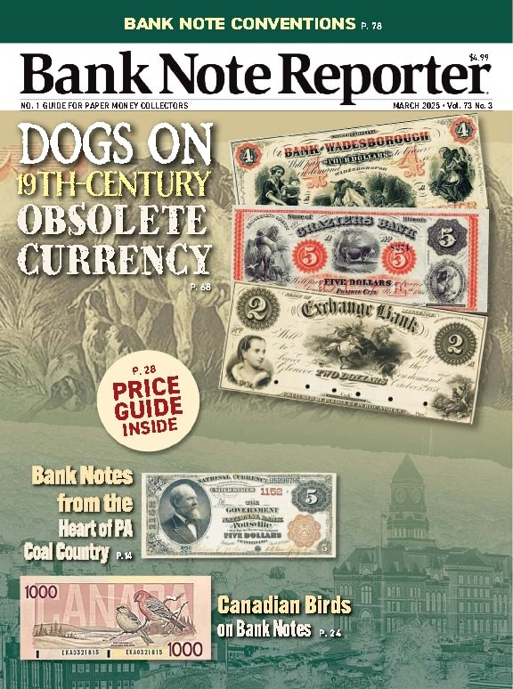 Bank-Note-Reporter March 01, 2025 Issue Cover