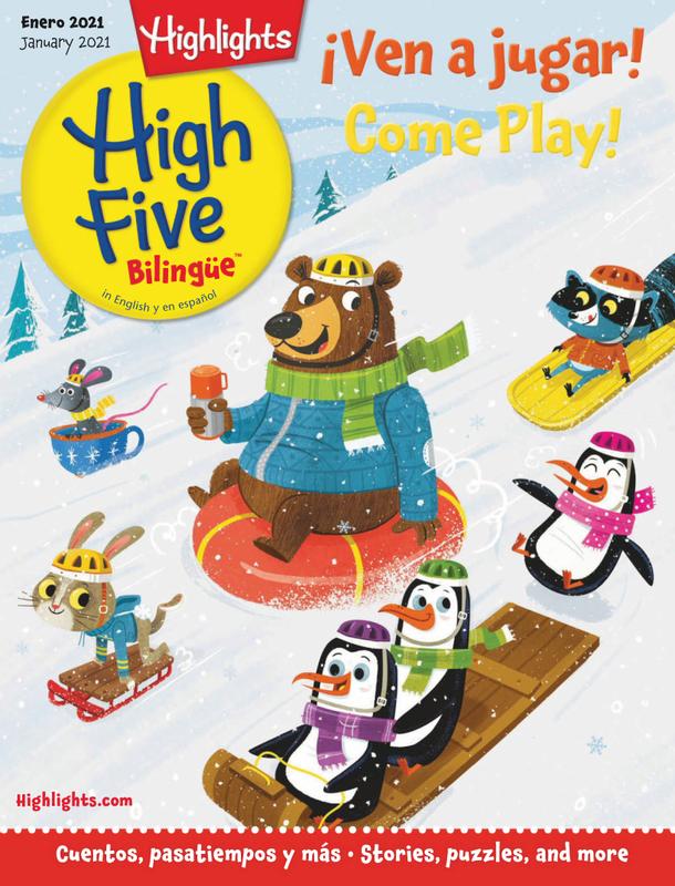 Highlights-High-Five-Bilingue January 01, 2021 Issue Cover