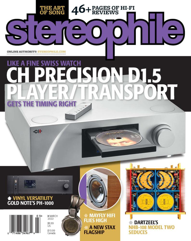 Stereophile March 01, 2022 Issue Cover