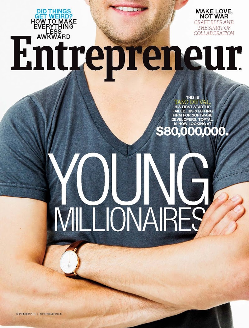 Entrepreneur September 01, 2015 Issue Cover