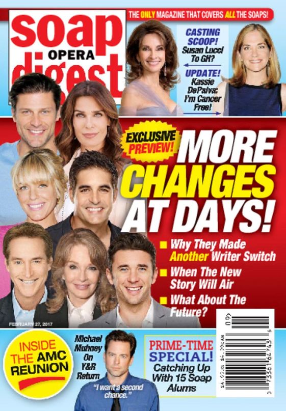 Soap-Opera-Digest February 27, 2017 Issue Cover