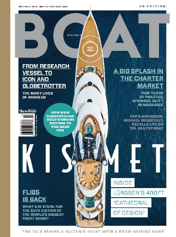 Boat-International-US November 01, 2024 Issue Cover