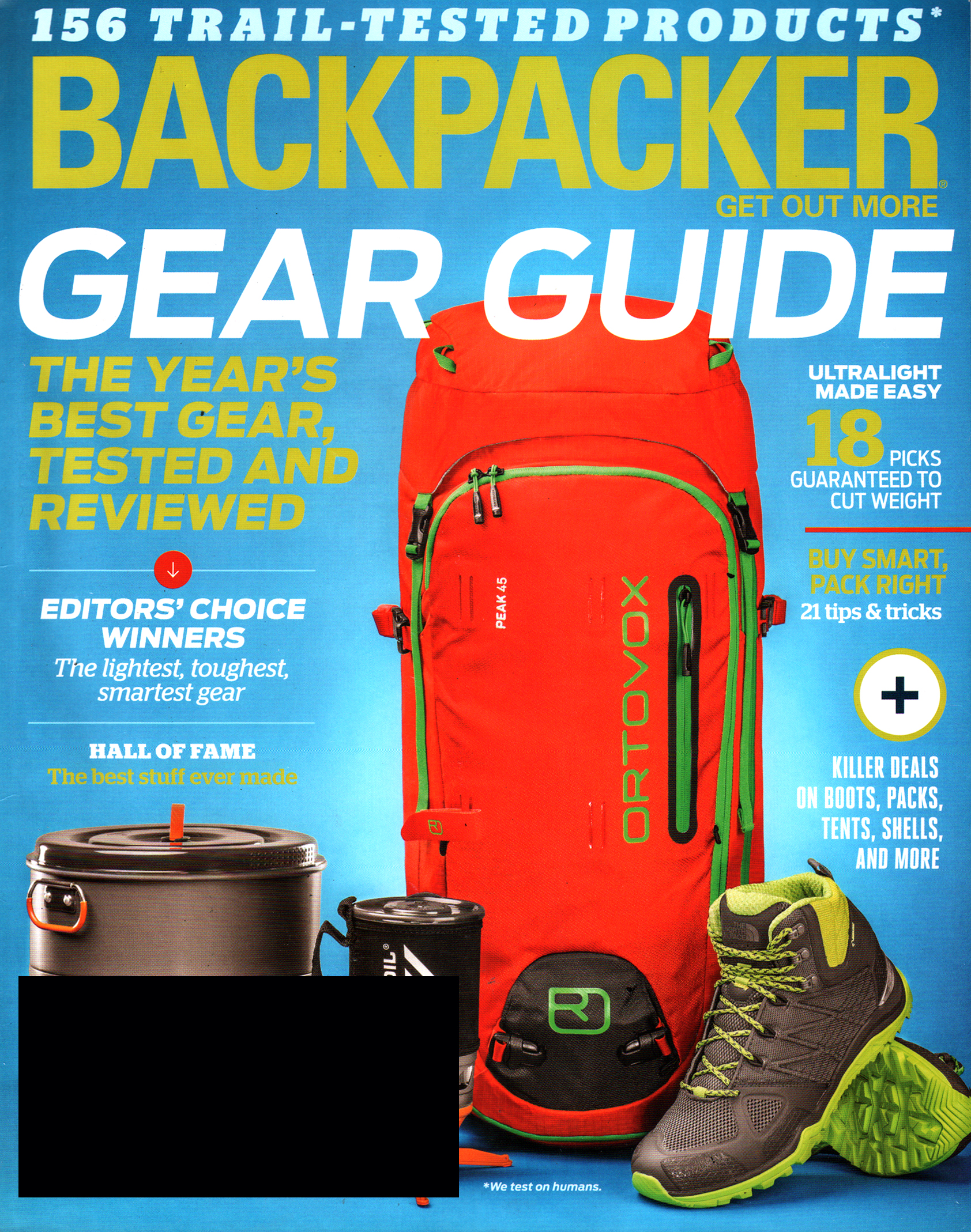 Backpacker April 01, 2016 Issue Cover