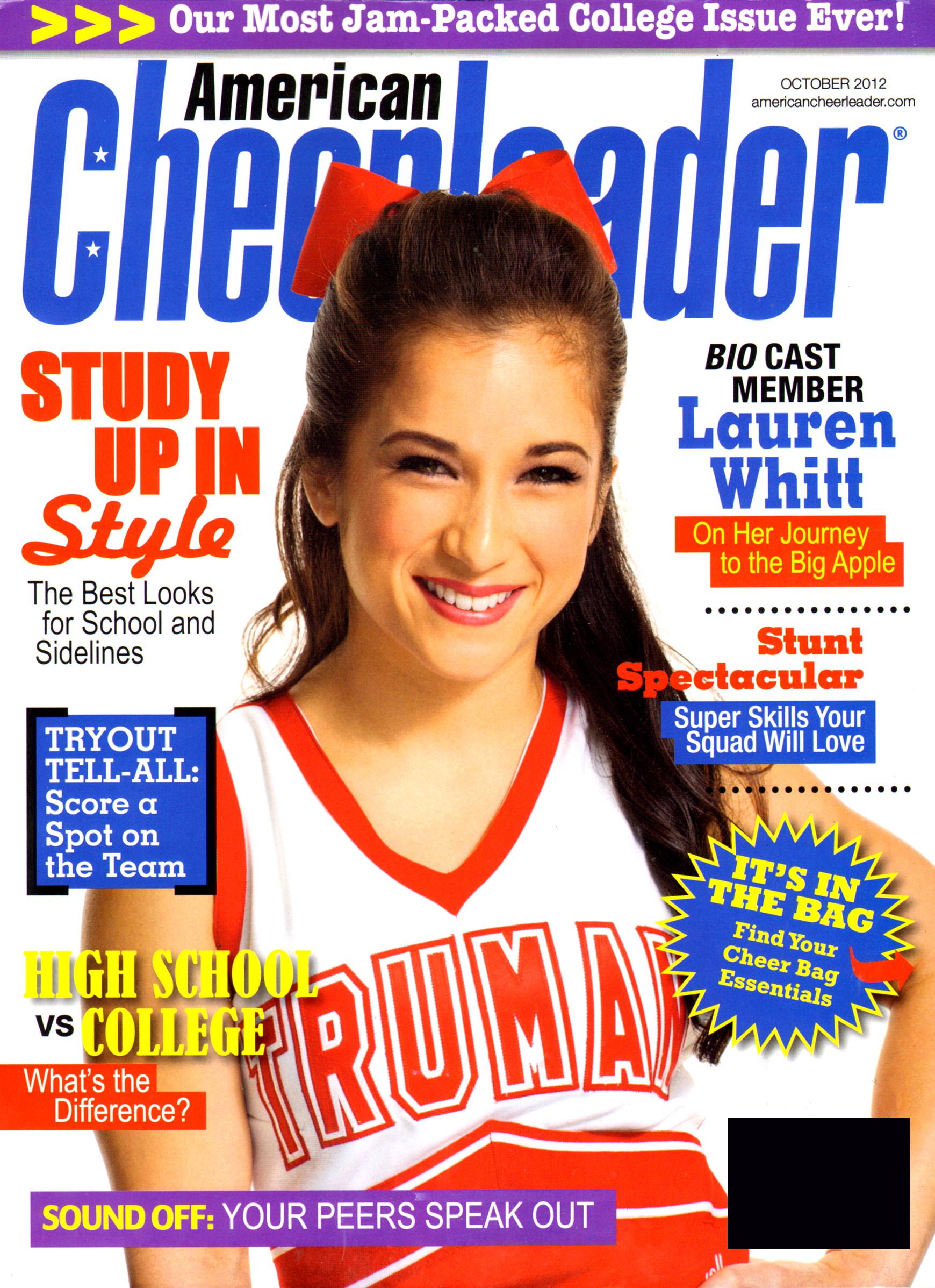 American-Cheerleader October 01, 2012 Issue Cover