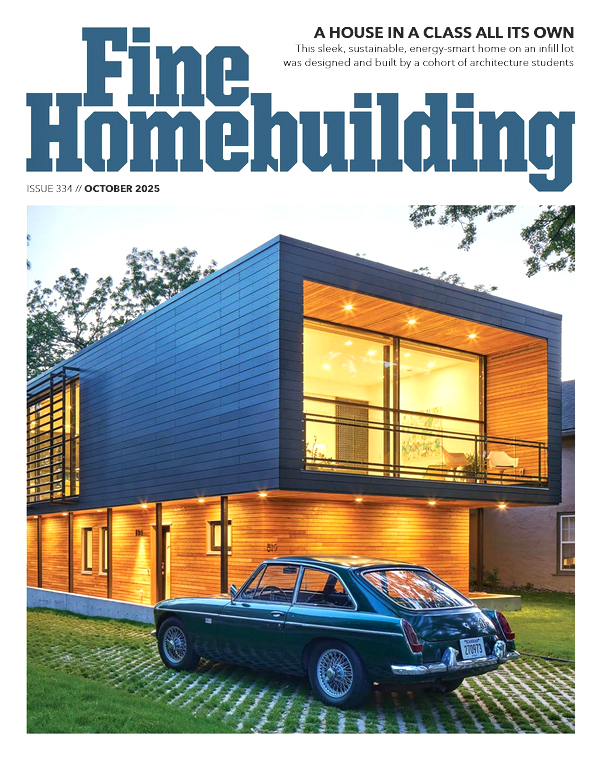 Fine-Homebuilding October 01, 2025 Issue Cover