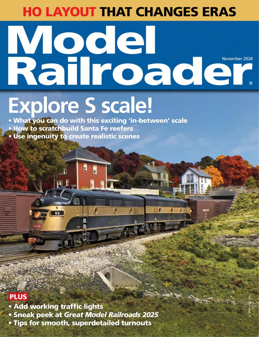 Model-Railroader November 01, 2024 Issue Cover