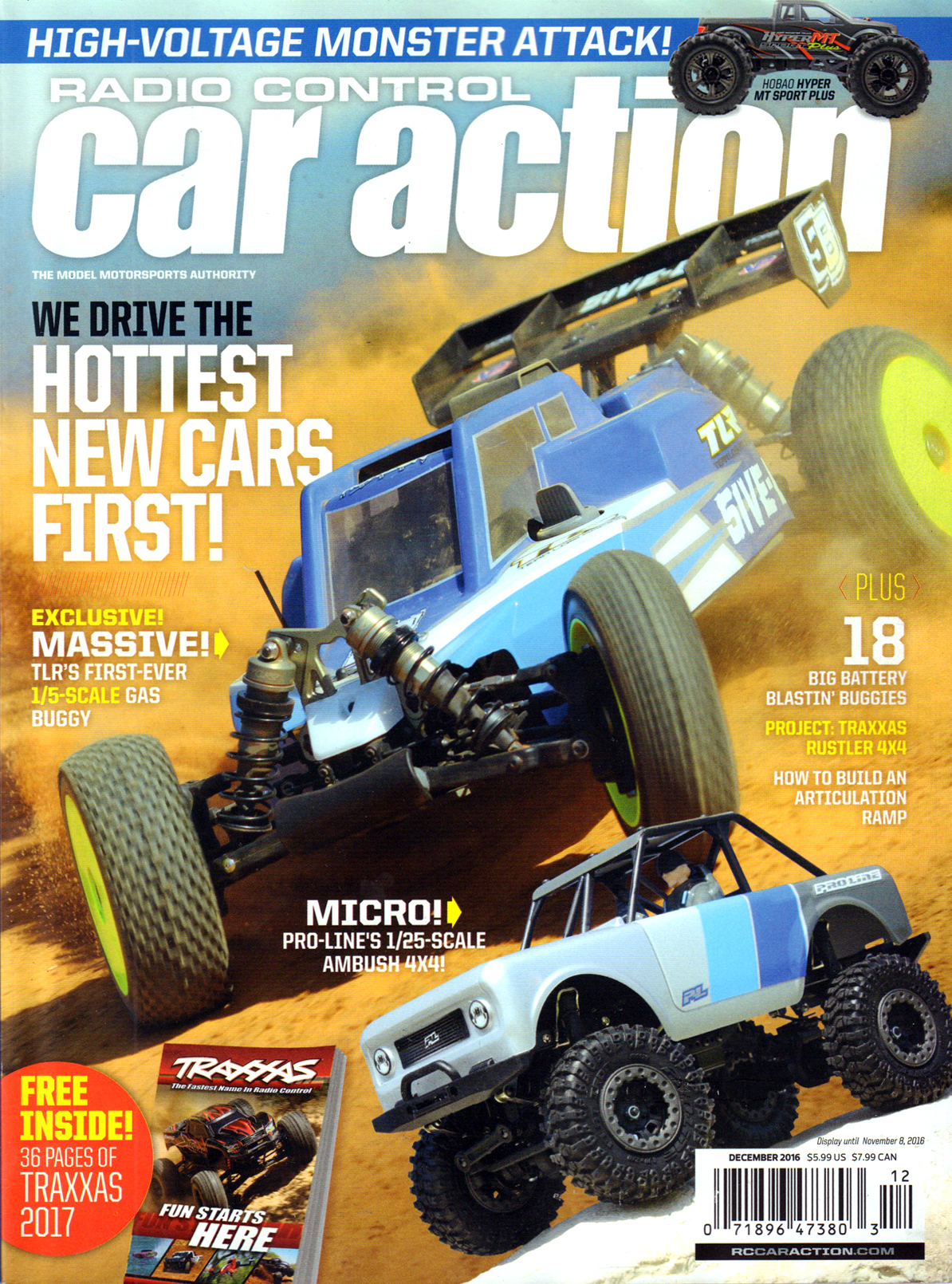 Radio-Control-Car-Action December 01, 2016 Issue Cover