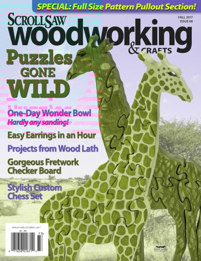 Scroll Saw Woodworking & Crafts September 01, 2017 Issue Cover