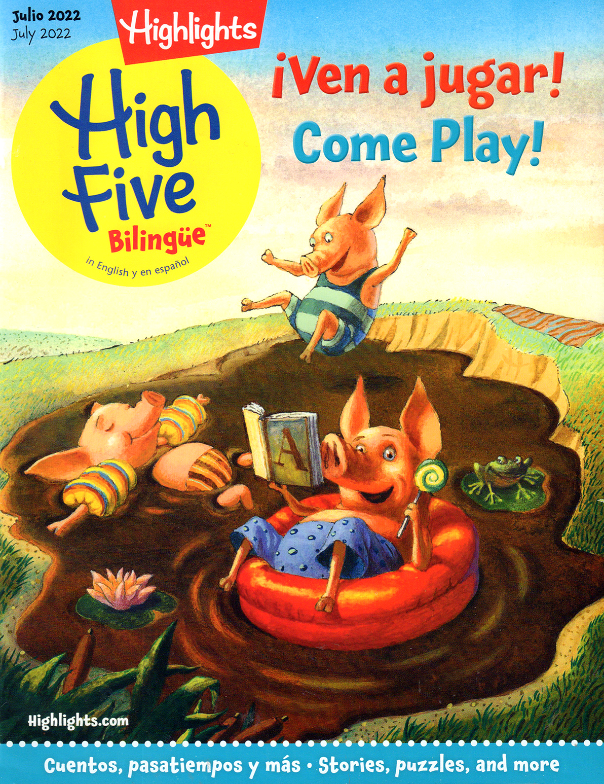 Highlights-High-Five-Bilingue July 01, 2022 Issue Cover