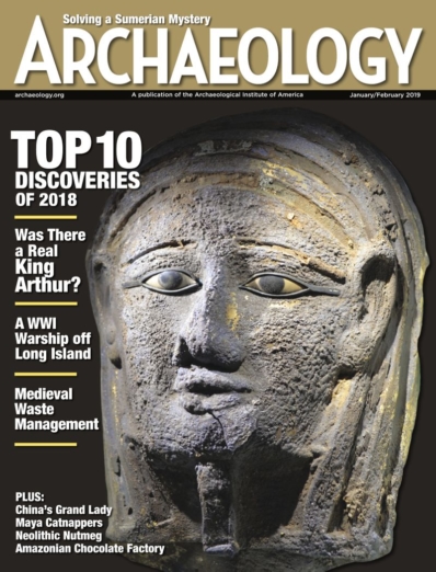 Archaeology January 01, 2019 Issue Cover