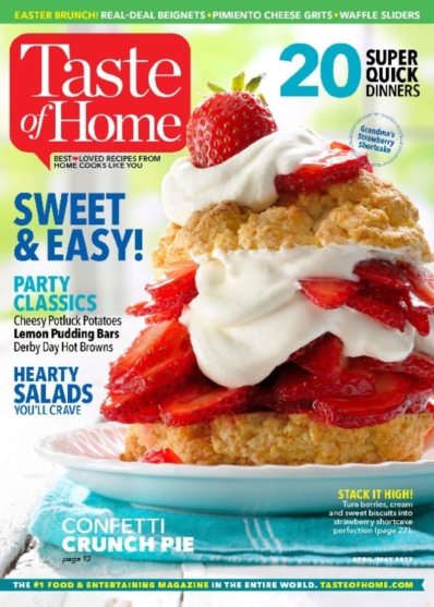 Taste of Home April 01, 2017 Issue Cover