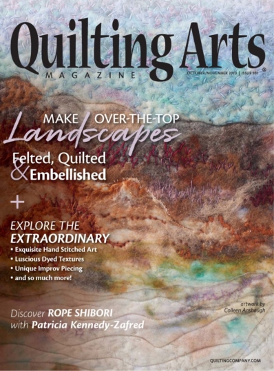 Quilting Arts October 01, 2019 Issue Cover