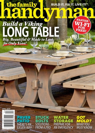 The Family Handyman April 01, 2018 Issue Cover