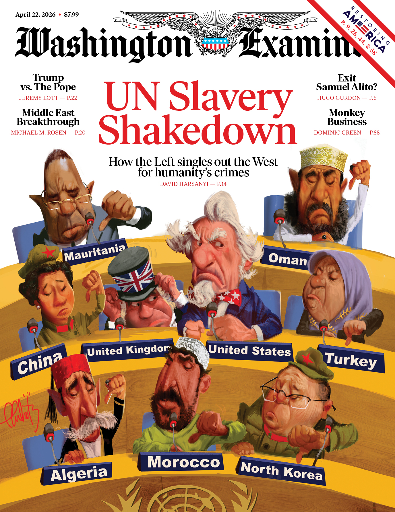 Washington-Examiner April 22, 2026 Issue Cover