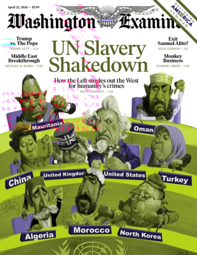 Washington Examiner April 22, 2026 Issue Cover