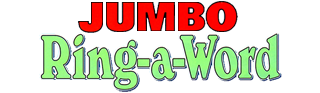 Jumbo Ring-a-Word magazine