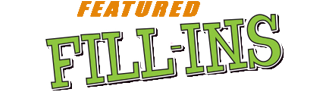Featured Fill Ins Bonus LP magazine